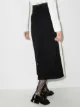 Commission panelled midi slip skirt