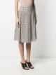 Salvatore Ferragamo Gancini S-print knee-length skirt