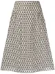 Image 1 of Salvatore Ferragamo Gancini S-print knee-length skirt