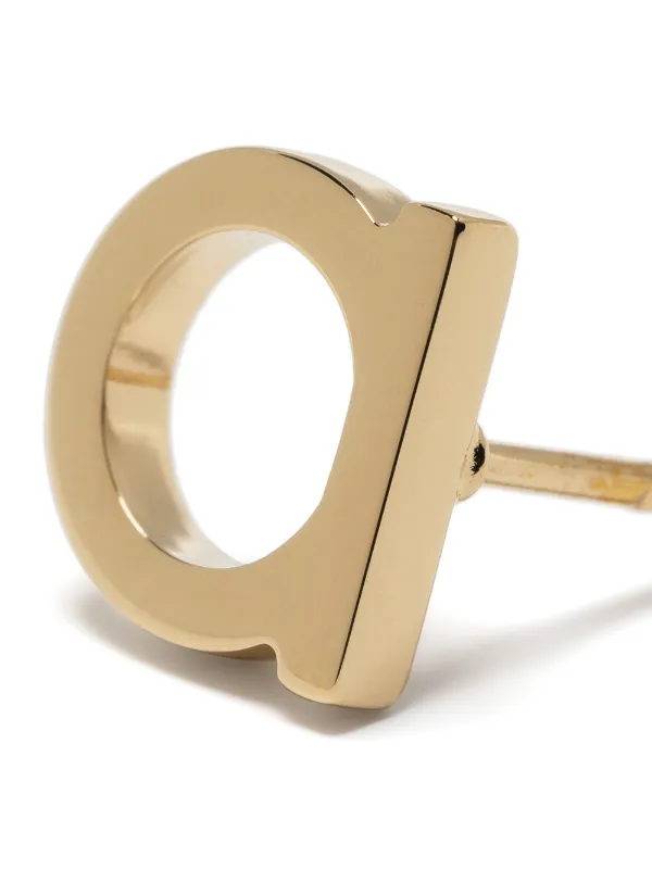 ピアス FERRAGAMO GANCINI STUD EARRINGS Ferragamo Gancini Stud Earrings | Gold | FARFETCH