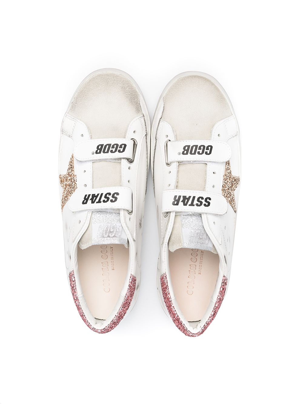 фото Golden goose kids кеды superstar glitter