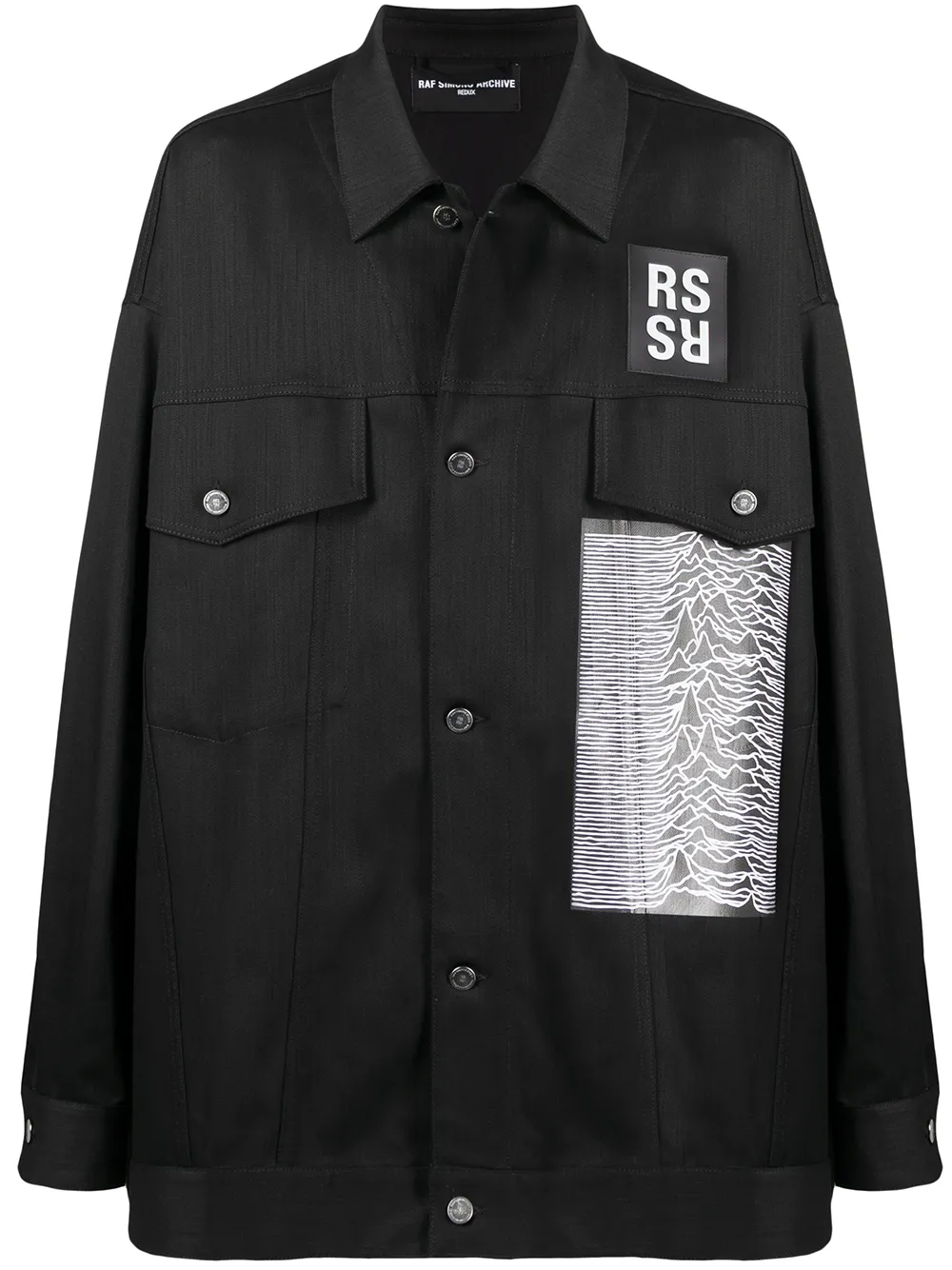 Raf Simons Joy Divison オーバーサイズ シャツジャケット - Farfetch