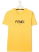 Image 1 of Fendi Kids TEEN logo-print T-shirt