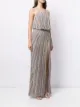 Saiid Kobeisy beaded front-slit gown