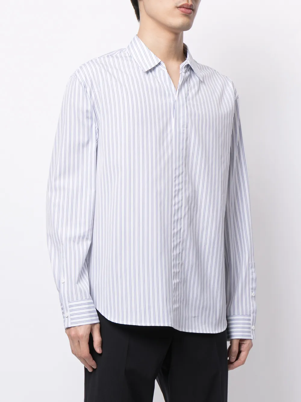 фото Solid homme полосатая рубашка на пуговицах