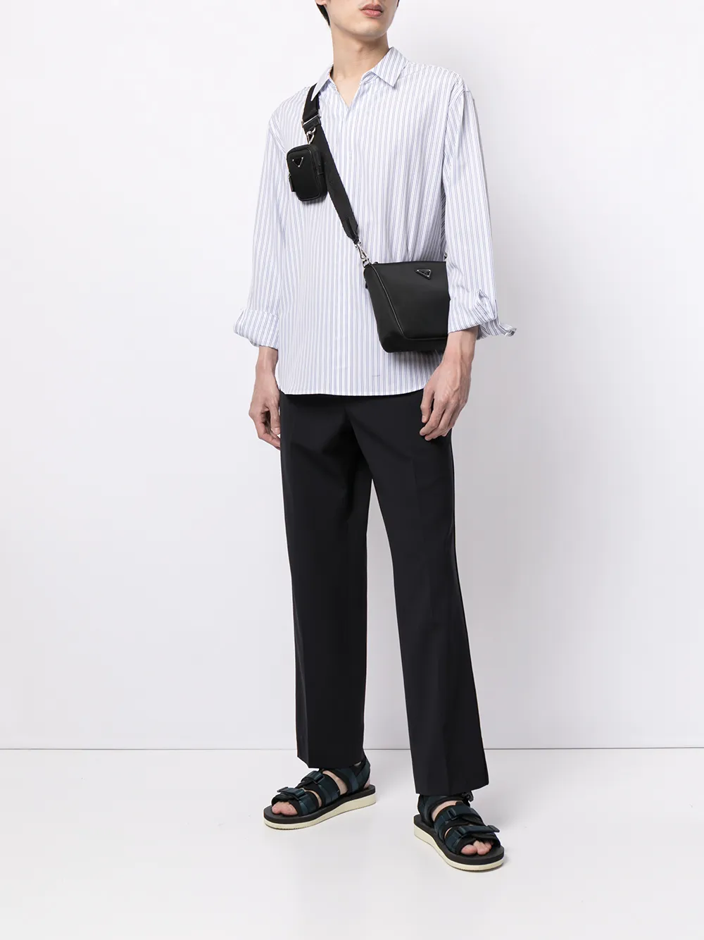 фото Solid homme полосатая рубашка на пуговицах