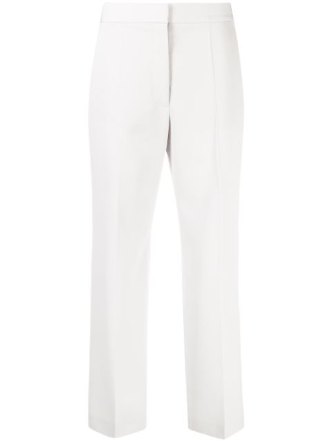 Stella McCartney straight-leg cropped wool trousers Women