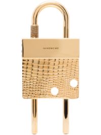 ＜Farfetch＞ Givenchy クロコエンボス パドロック - ゴールドトーン画像