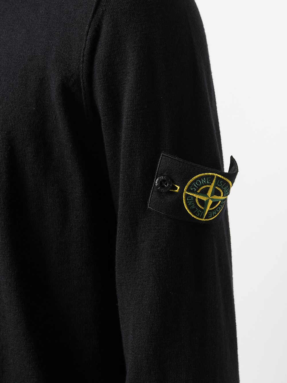 фото Stone island джемпер тонкой вязки с нашивкой-логотипом