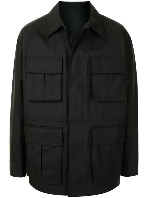 jefferson wool blend multi pocket jacket