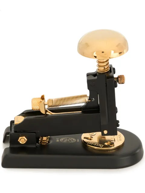 El Casco 18 karat gold desk stapler