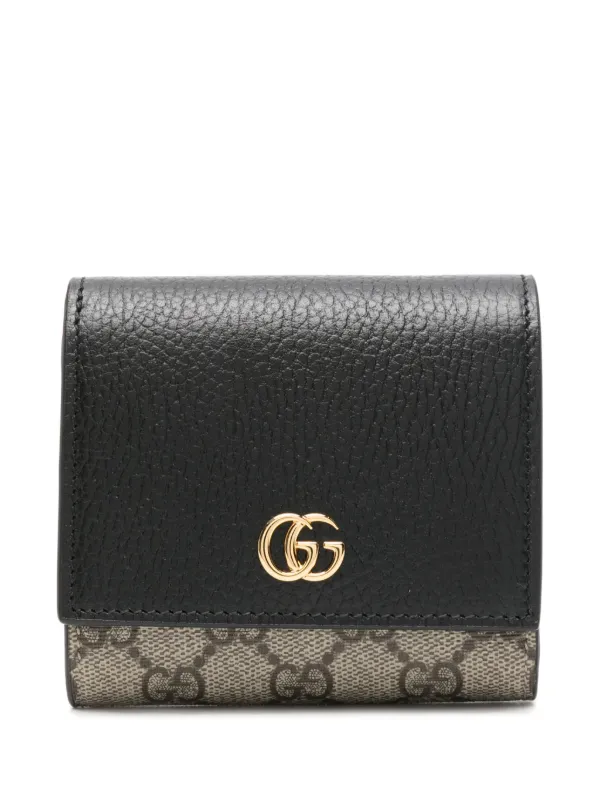 GG Supreme tri fold wallet