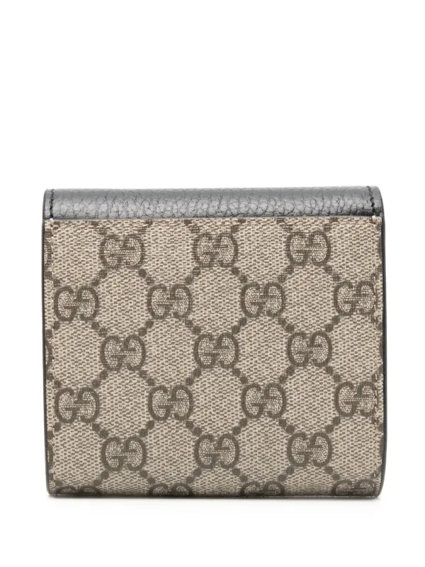 Gucci gg supreme bee wallet clearance
