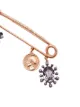 Oscar de la Renta charm-embellished pin brooch
