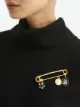 Image 2 of Oscar de la Renta charm-embellished pin brooch