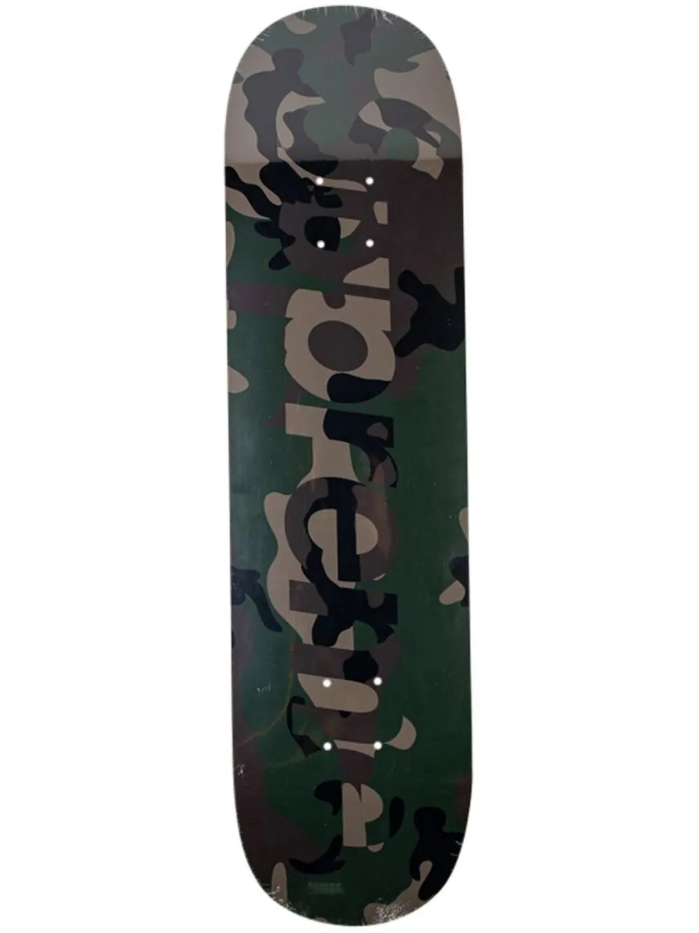 

Supreme camo logo skateboard deck - Black