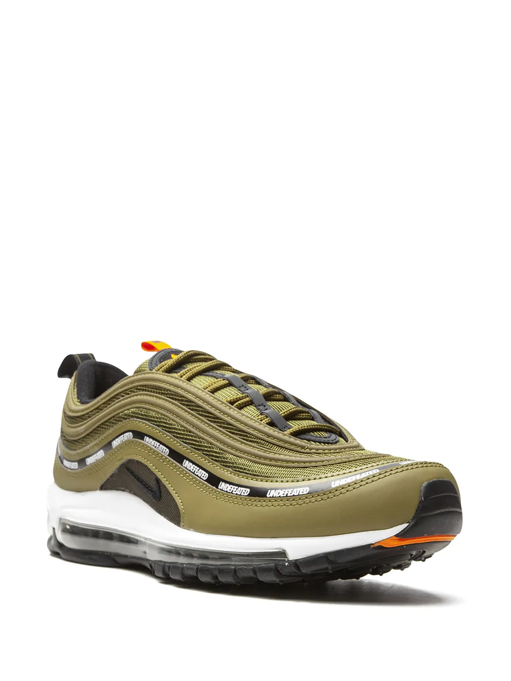 Shop Nike X Undefeated Air Max 97 "militia Green" Sneakers