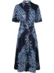 Image 1 of P.A.R.O.S.H. tie-dye-print shirt dress