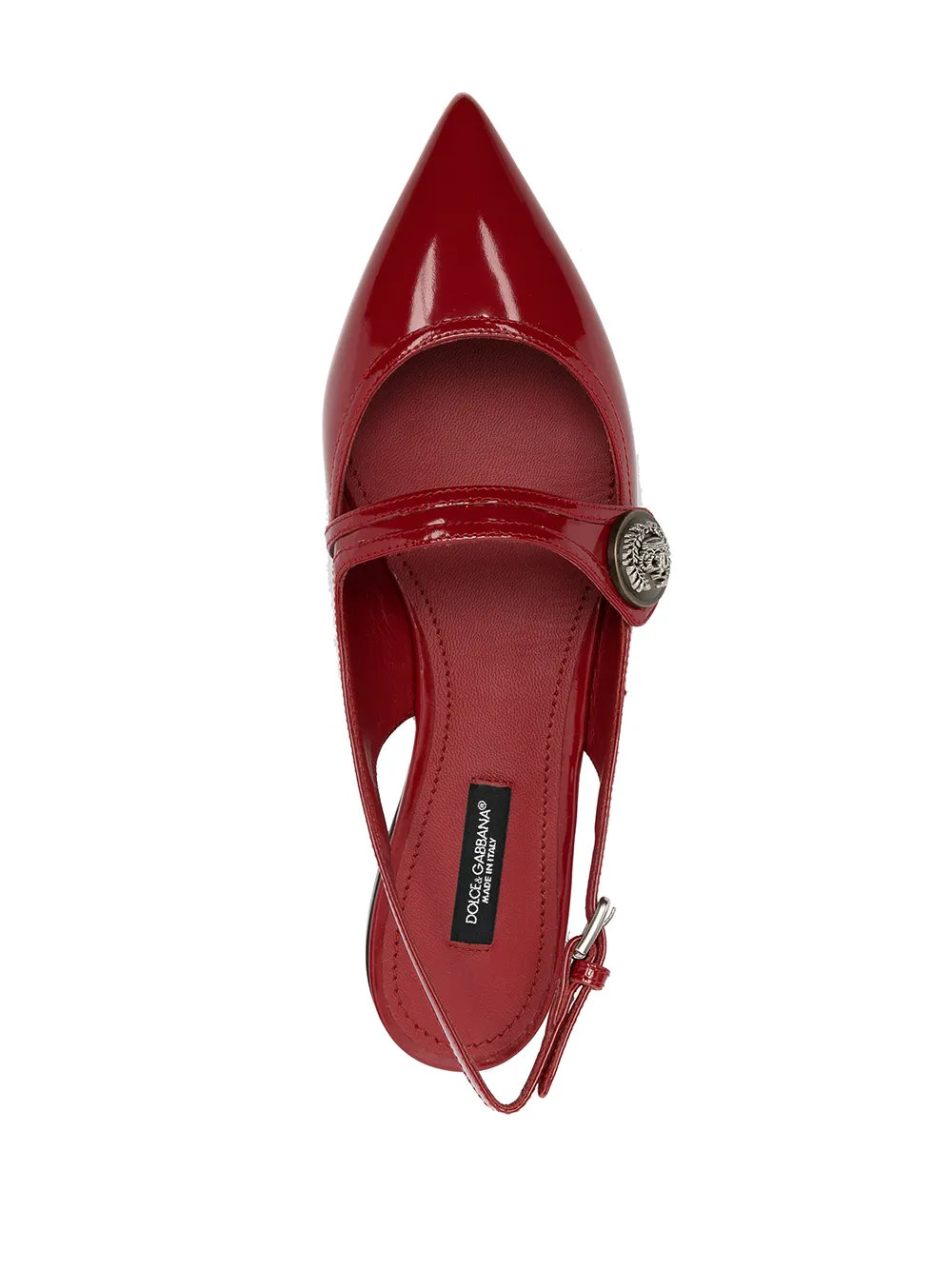 фото Dolce & gabbana лакированные туфли с ремешком на пятке