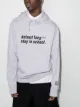 Image 2 of Helmut Lang Stay in School print hoodie