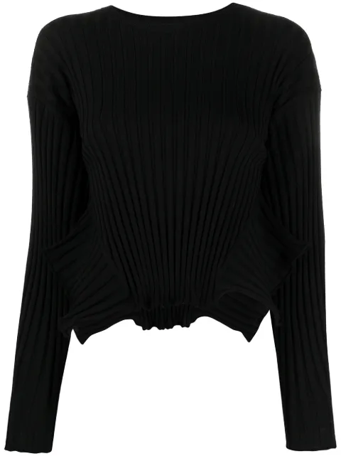 Stella McCartney ribbed-knit cropped jumper