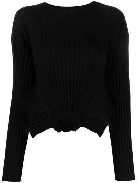 Stella McCartney ribbed-knit cropped jumper