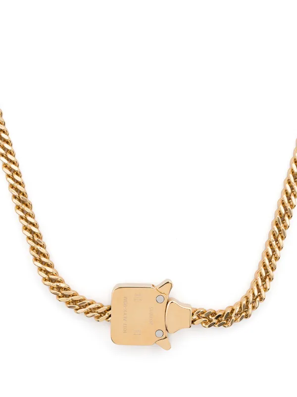 1017 Alyx 9sm Mini Cubix Chain Necklace Farfetch