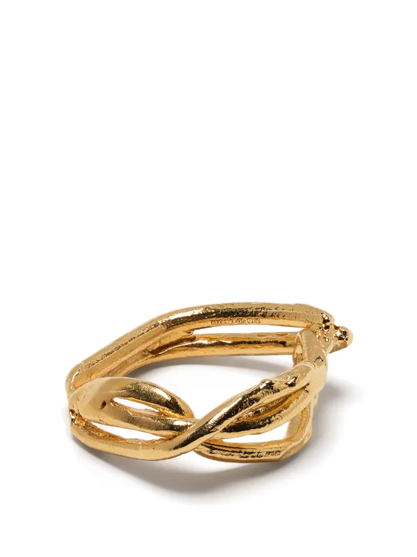 Alighieri The Beginning of the Plait Ring in Gold
