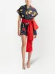 Image 2 of Oscar de la Renta floral-print playsuit