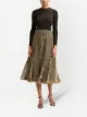 Image 2 of Oscar de la Renta sparkle-effect fine-knit jumper
