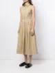 Co sleeveless A-line shirt dress
