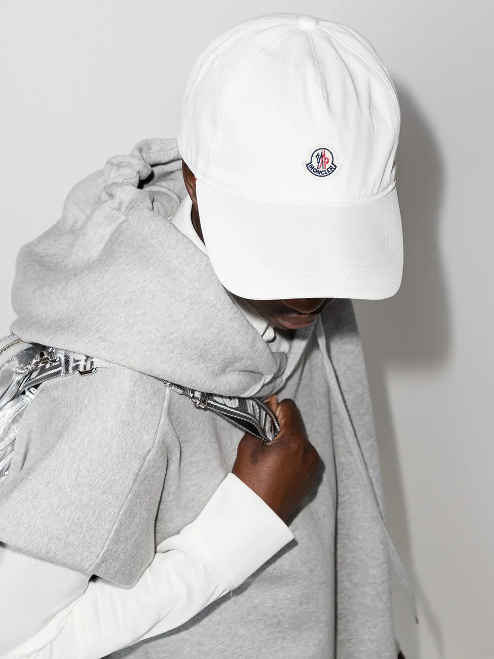 фото Moncler бейсболка с нашивкой-логотипом