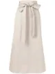 Image 1 of Tibi high-rise tied-waist midi skirt