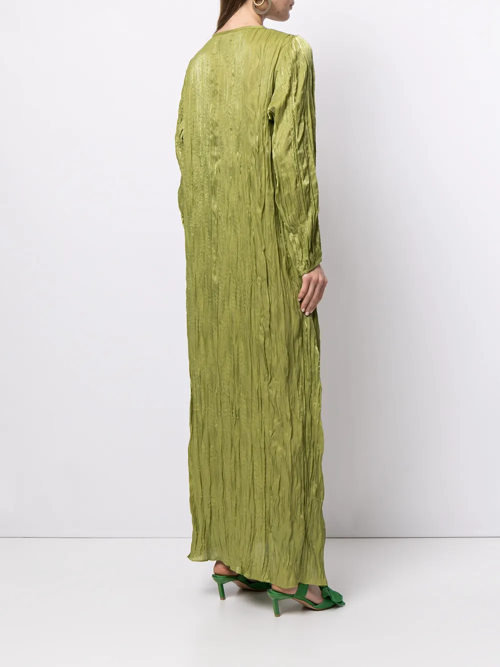 pleated kaftan