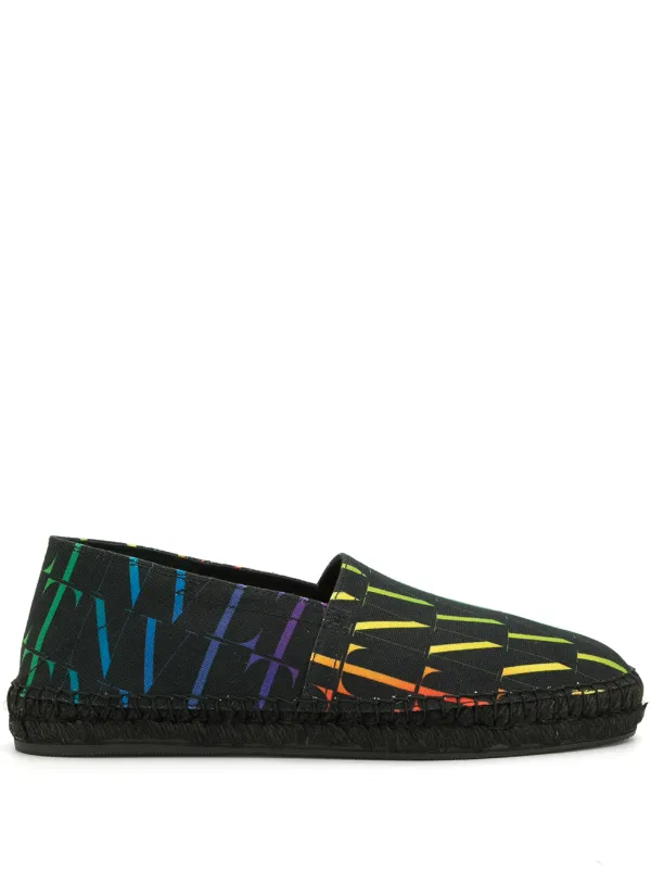 Valentino Garavani VLTN ロゴプリント エスパドリーユ 通販