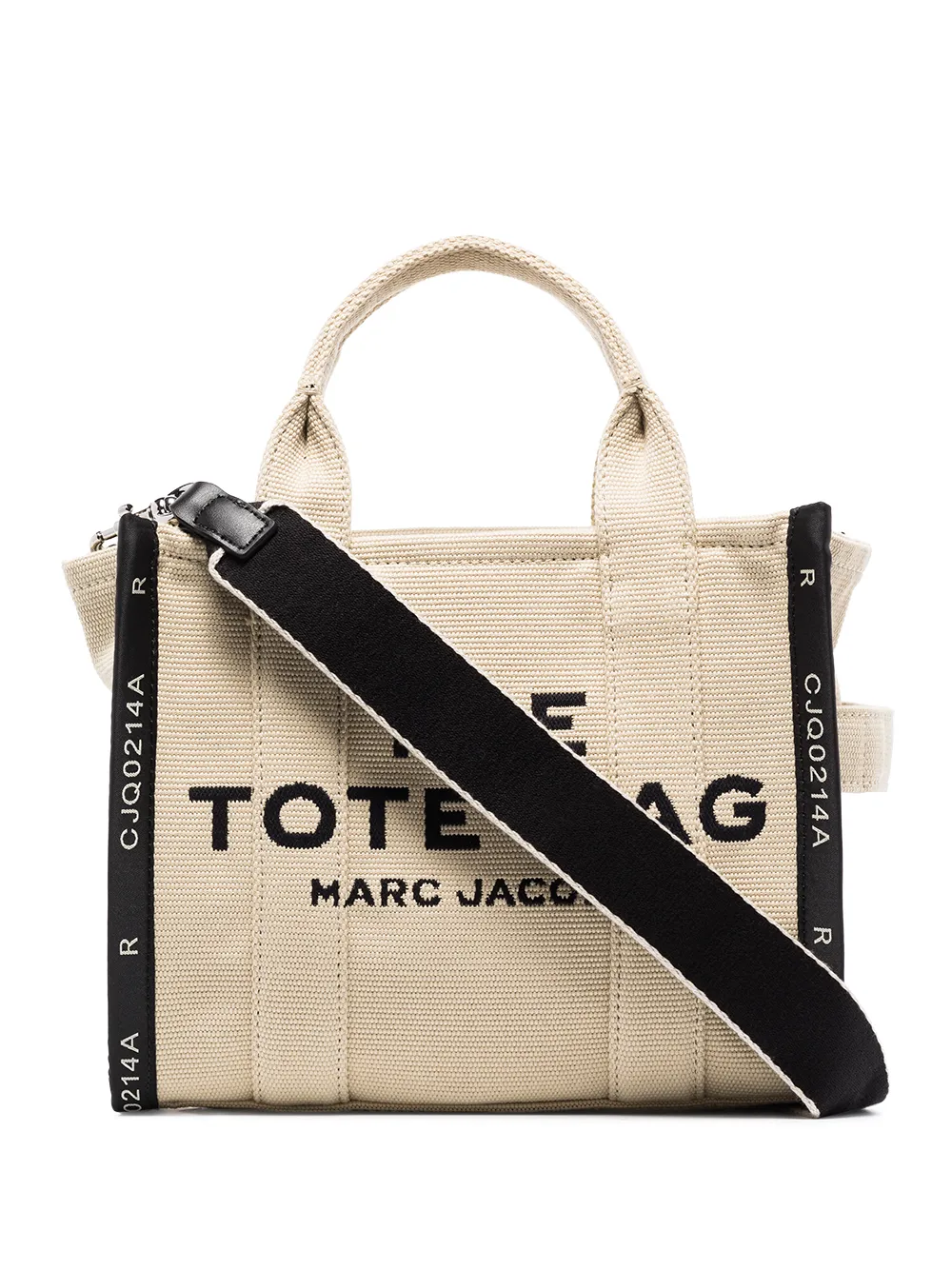 Shop Marc Jacobs The Jacquard Small Tote Bag In Neutrals