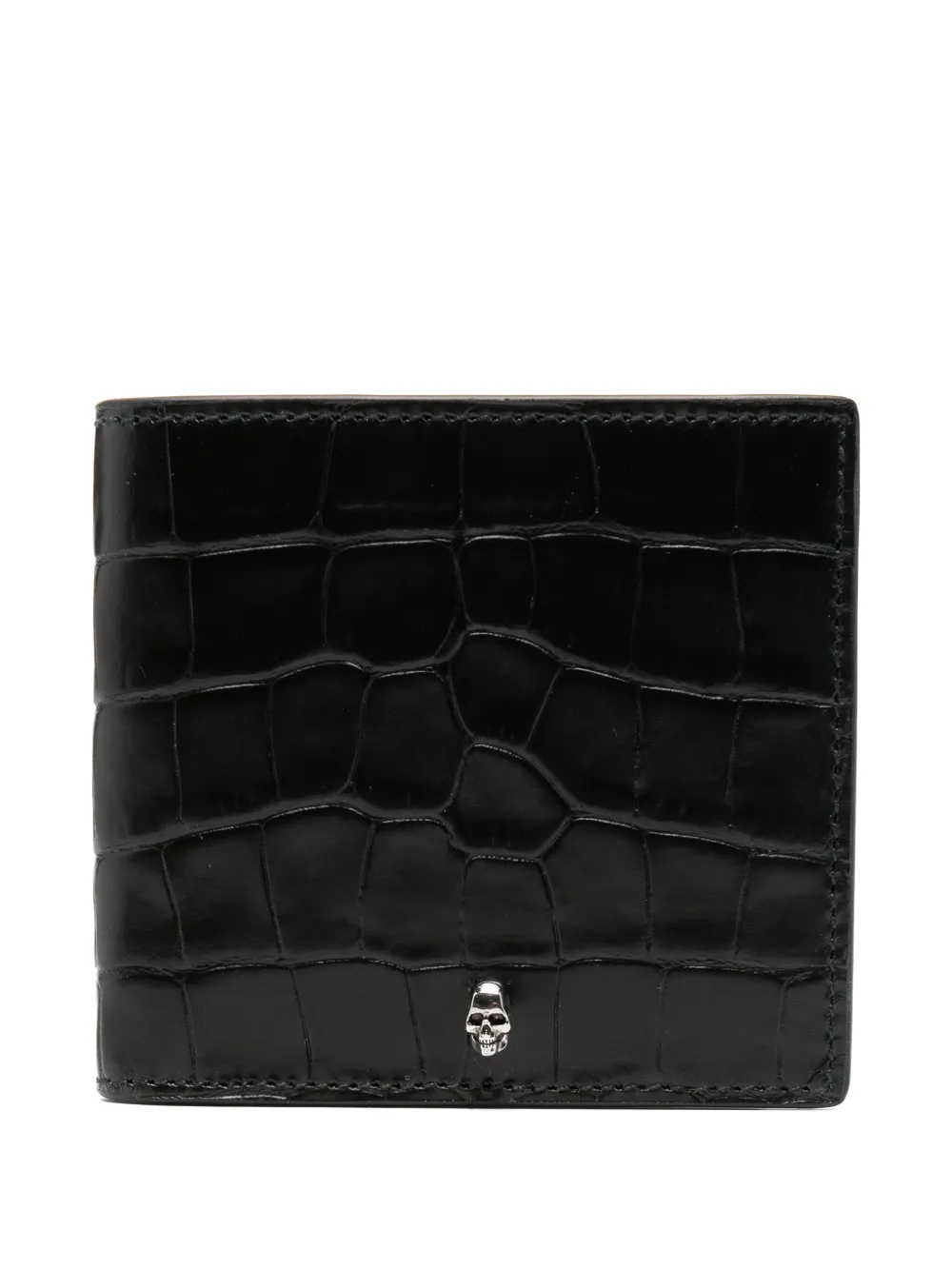 Alexander McQueen skull detail Wallet Black FARFETCH ID