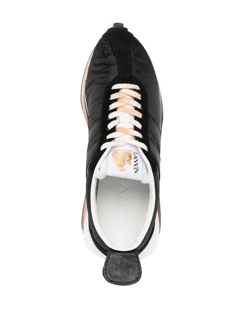 lanvin bumper sneaker on feet