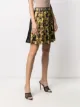 Versace Jeans Couture Barocco-print pleated short skirt