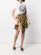 Image 2 of Versace Jeans Couture Barocco-print pleated short skirt