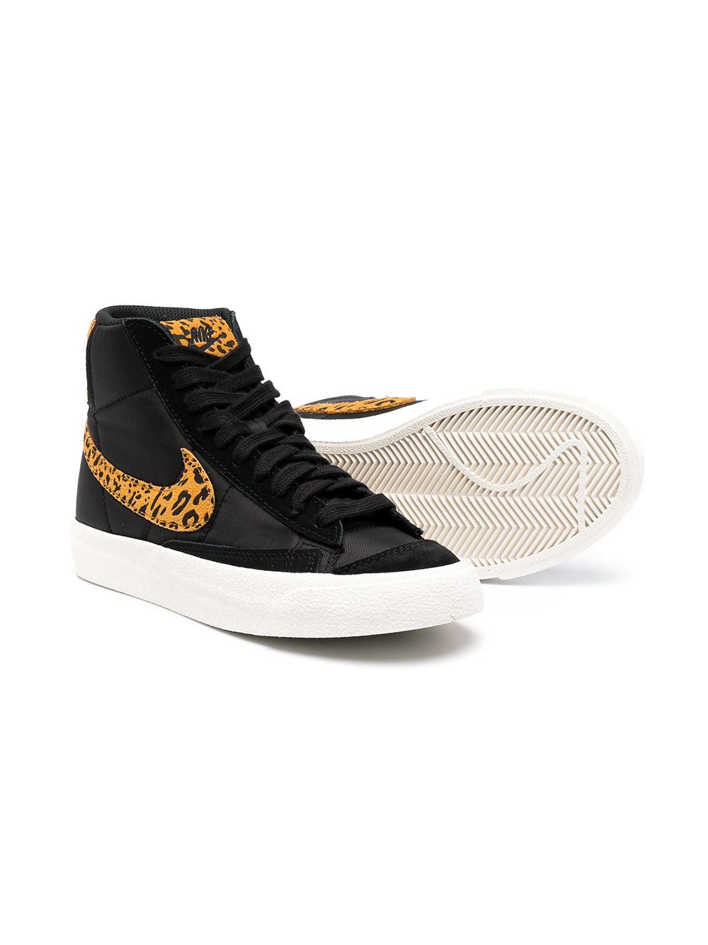 leopard nike blazers