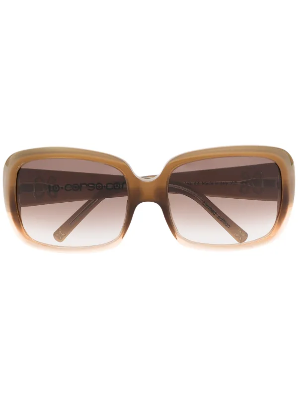 10 CORSO COMO Gea Rectangular Frame Sunglasses - Farfetch