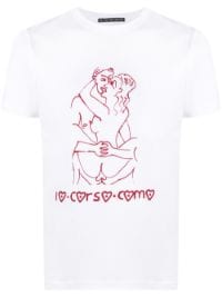 ＜Farfetch＞ 10 CORSO COMO グラフィック Tシャツ - ホワイト画像