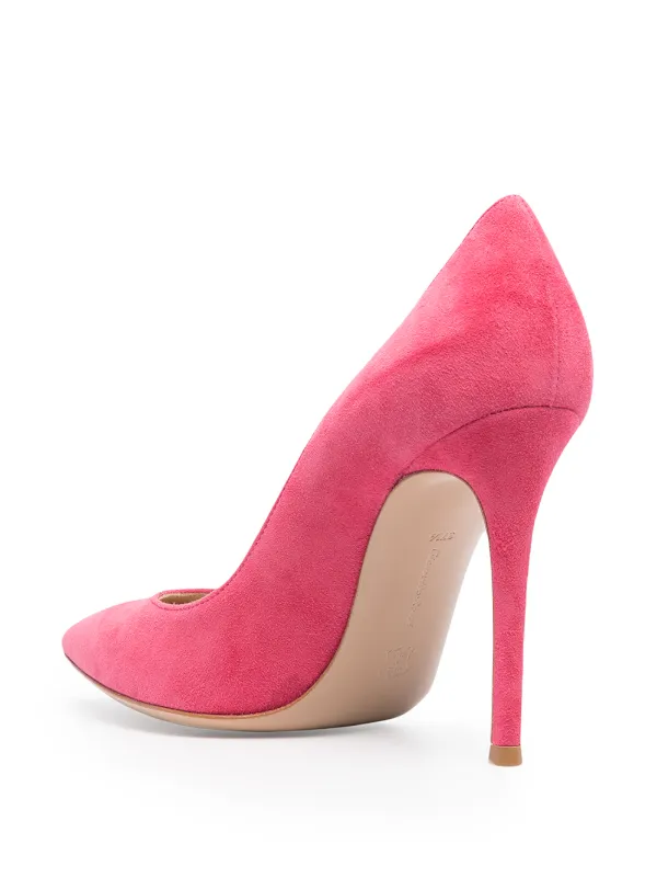 Gianvito rossi outlet pink suede pumps