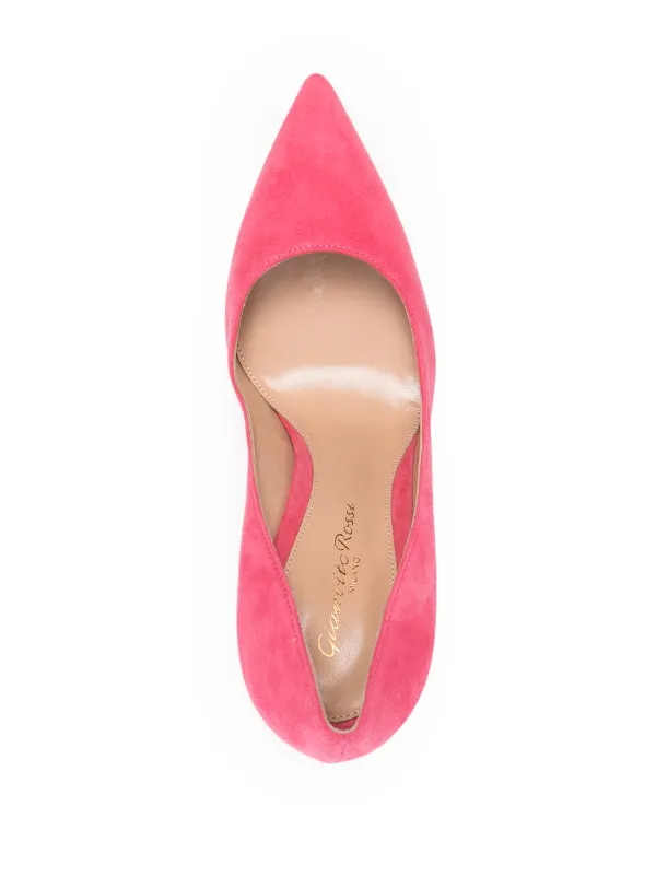 Gianvito rossi discount pink suede pumps