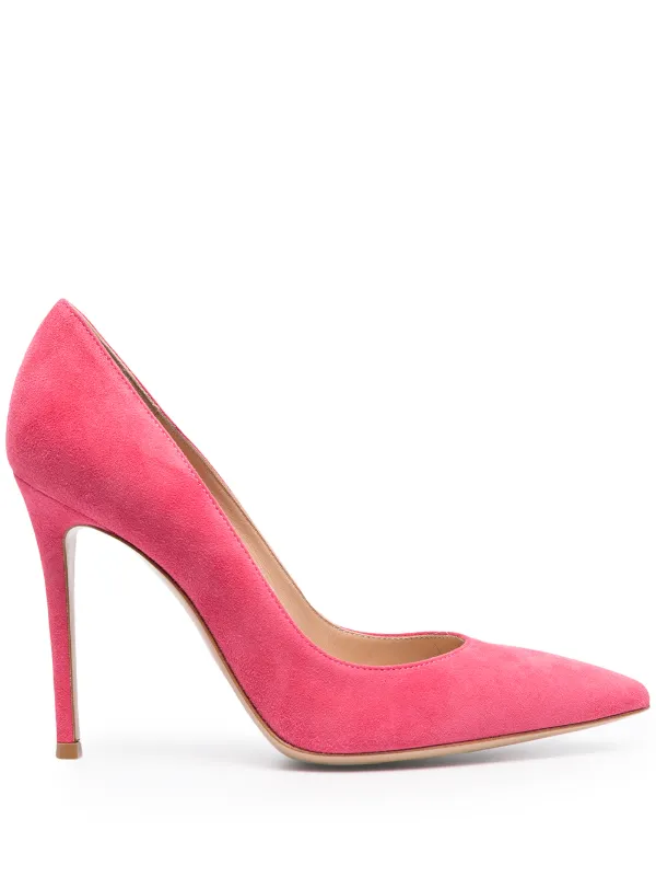 Gianvito rossi pink suede pumps outlet