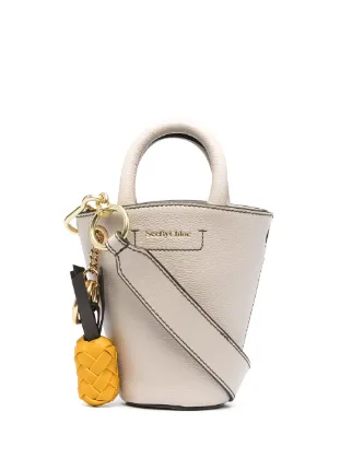 See By Chlo Small Leather Bucket Bag Farfetch