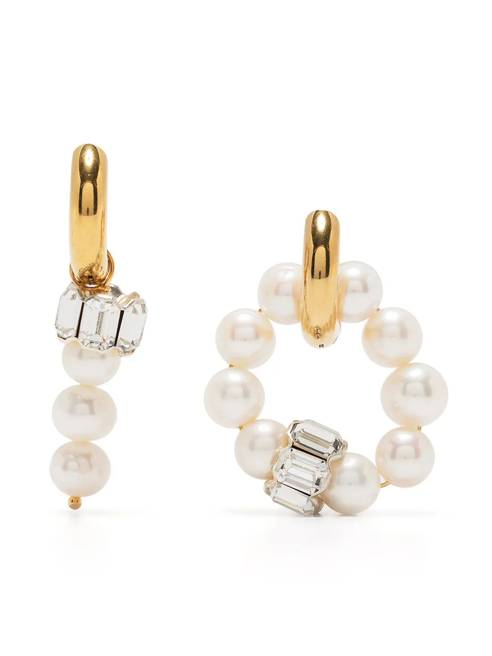 Timeless Pearly серьги-подвески Pearl-and-Crystal