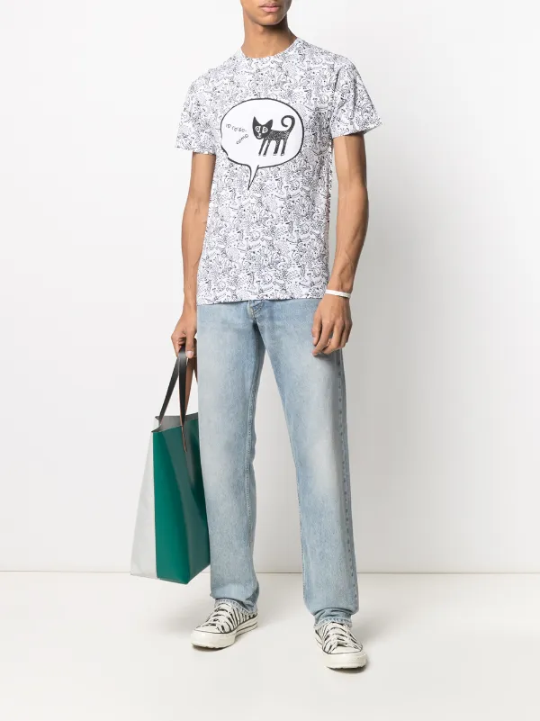 10 CORSO COMO Graphic Print short-sleeved T-shirt | White | FARFETCH