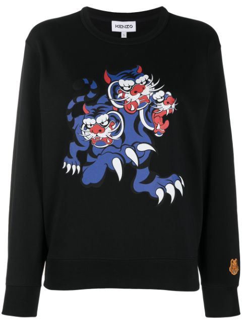 KENZO - KENZO x Kansai Yamamoto Three Tigers cotton-jersey